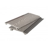 POLIVAN Фасад 3D WOOD BRUSHING 21*156 мм из ДПК цвет: Серый
